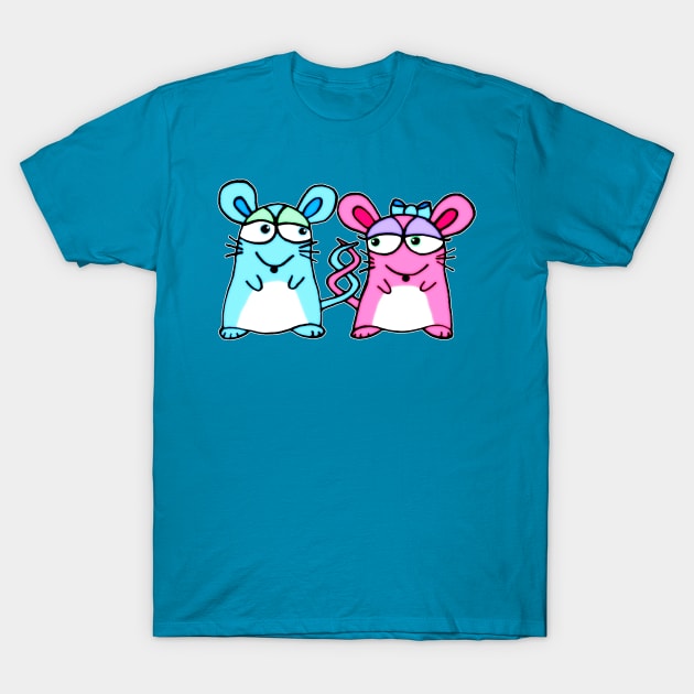 Mice In Love - A design by Perrin T-Shirt by micklyn